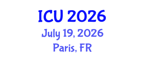 International Conference on Ultrasonics (ICU) July 19, 2026 - Paris, France International Conference on Ultrasonics (ICU) July 19, 2026 - Paris, France
