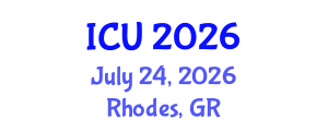 International Conference on Ultrasonics (ICU) July 24, 2026 - Rhodes, Greece International Conference on Ultrasonics (ICU) July 24, 2026 - Rhodes, Greece