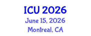 International Conference on Ultrasonics (ICU) June 15, 2026 - Montreal, Canada International Conference on Ultrasonics (ICU) June 15, 2026 - Montreal, Canada