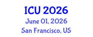 International Conference on Ultrasonics (ICU) June 01, 2026 - San Francisco, United States International Conference on Ultrasonics (ICU) June 01, 2026 - San Francisco, United States