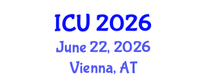 International Conference on Ultrasonics (ICU) June 22, 2026 - Vienna, Austria International Conference on Ultrasonics (ICU) June 22, 2026 - Vienna, Austria