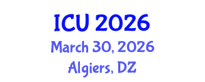 International Conference on Ultrasonics (ICU) March 30, 2026 - Algiers, Algeria International Conference on Ultrasonics (ICU) March 30, 2026 - Algiers, Algeria