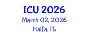 International Conference on Ultrasonics (ICU) March 02, 2026 - Haifa, Israel International Conference on Ultrasonics (ICU) March 02, 2026 - Haifa, Israel