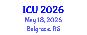 International Conference on Ultrasonics (ICU) May 18, 2026 - Belgrade, Serbia International Conference on Ultrasonics (ICU) May 18, 2026 - Belgrade, Serbia