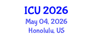 International Conference on Ultrasonics (ICU) May 04, 2026 - Honolulu, United States International Conference on Ultrasonics (ICU) May 04, 2026 - Honolulu, United States