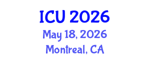 International Conference on Ultrasonics (ICU) May 18, 2026 - Montreal, Canada International Conference on Ultrasonics (ICU) May 18, 2026 - Montreal, Canada