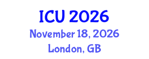 International Conference on Ultrasonics (ICU) November 18, 2026 - London, United Kingdom International Conference on Ultrasonics (ICU) November 18, 2026 - London, United Kingdom