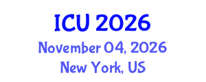 International Conference on Ultrasonics (ICU) November 04, 2026 - New York, United States International Conference on Ultrasonics (ICU) November 04, 2026 - New York, United States