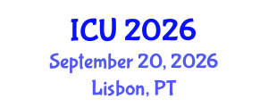 International Conference on Ultrasonics (ICU) September 20, 2026 - Lisbon, Portugal International Conference on Ultrasonics (ICU) September 20, 2026 - Lisbon, Portugal