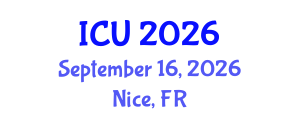 International Conference on Ultrasonics (ICU) September 16, 2026 - Nice, France International Conference on Ultrasonics (ICU) September 16, 2026 - Nice, France