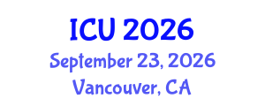 International Conference on Ultrasonics (ICU) September 23, 2026 - Vancouver, Canada International Conference on Ultrasonics (ICU) September 23, 2026 - Vancouver, Canada