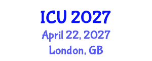 International Conference on Ultrasonics (ICU) April 22, 2027 - London, United Kingdom International Conference on Ultrasonics (ICU) April 22, 2027 - London, United Kingdom