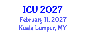 International Conference on Ultrasonics (ICU) February 11, 2027 - Kuala Lumpur, Malaysia International Conference on Ultrasonics (ICU) February 11, 2027 - Kuala Lumpur, Malaysia