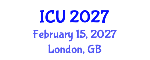 International Conference on Ultrasonics (ICU) February 15, 2027 - London, United Kingdom International Conference on Ultrasonics (ICU) February 15, 2027 - London, United Kingdom