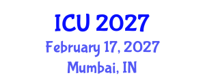 International Conference on Ultrasonics (ICU) February 17, 2027 - Mumbai, India International Conference on Ultrasonics (ICU) February 17, 2027 - Mumbai, India