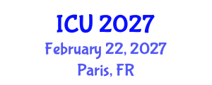 International Conference on Ultrasonics (ICU) February 22, 2027 - Paris, France International Conference on Ultrasonics (ICU) February 22, 2027 - Paris, France