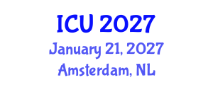 International Conference on Ultrasonics (ICU) January 21, 2027 - Amsterdam, Netherlands International Conference on Ultrasonics (ICU) January 21, 2027 - Amsterdam, Netherlands