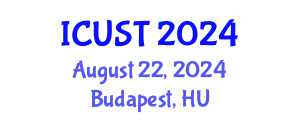 International Conference on Underground Space Technology (ICUST) August 22, 2024 - Budapest, Hungary