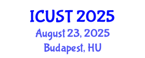 International Conference on Underground Space Technology (ICUST) August 23, 2025 - Budapest, Hungary