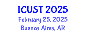 International Conference on Underground Space Technology (ICUST) February 25, 2025 - Buenos Aires, Argentina