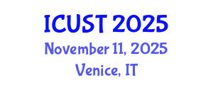 International Conference on Underground Space Technology (ICUST) November 11, 2025 - Venice, Italy