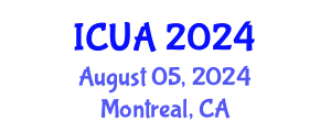 International Conference on Underwater Acoustics (ICUA) August 05, 2024 - Montreal, Canada
