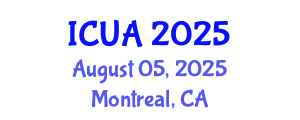 International Conference on Underwater Acoustics (ICUA) August 05, 2025 - Montreal, Canada