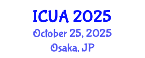 International Conference on Underwater Acoustics (ICUA) October 25, 2025 - Osaka, Japan