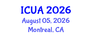 International Conference on Underwater Acoustics (ICUA) August 05, 2026 - Montreal, Canada