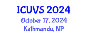 International Conference on Unmanned Vehicle Systems (ICUVS) October 17, 2024 - Kathmandu, Nepal