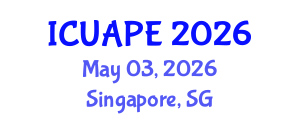 International Conference on Urban Air Pollution and Environment (ICUAPE) May 03, 2026 - Singapore, Singapore