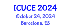 International Conference on Urban and Civil Engineering (ICUCE) October 24, 2024 - Barcelona, Spain