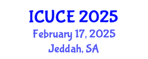 International Conference on Urban and Civil Engineering (ICUCE) February 17, 2025 - Jeddah, Saudi Arabia