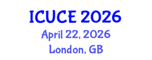 International Conference on Urban and Civil Engineering (ICUCE) April 22, 2026 - London, United Kingdom