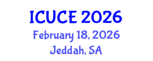 International Conference on Urban and Civil Engineering (ICUCE) February 18, 2026 - Jeddah, Saudi Arabia