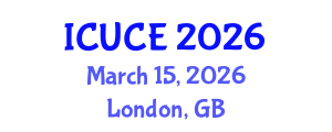 International Conference on Urban and Civil Engineering (ICUCE) March 15, 2026 - London, United Kingdom
