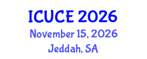 International Conference on Urban and Civil Engineering (ICUCE) November 15, 2026 - Jeddah, Saudi Arabia