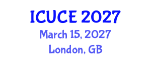 International Conference on Urban and Civil Engineering (ICUCE) March 15, 2027 - London, United Kingdom International Conference on Urban and Civil Engineering (ICUCE) March 15, 2027 - London, United Kingdom