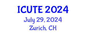 International Conference on Urban and Public Transportation Engineering (ICUTE) July 29, 2024 - Zurich, Switzerland