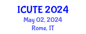 International Conference on Urban and Public Transportation Engineering (ICUTE) May 02, 2024 - Rome, Italy