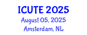 International Conference on Urban and Public Transportation Engineering (ICUTE) August 05, 2025 - Amsterdam, Netherlands