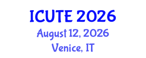 International Conference on Urban and Public Transportation Engineering (ICUTE) August 12, 2026 - Venice, Italy