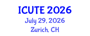 International Conference on Urban and Public Transportation Engineering (ICUTE) July 29, 2026 - Zurich, Switzerland