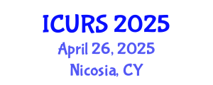 International Conference on Urban and Regional Studies (ICURS) April 26, 2025 - Nicosia, Cyprus