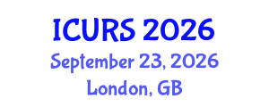 International Conference on Urban and Regional Studies (ICURS) September 23, 2026 - London, United Kingdom