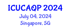 International Conference on Urban Climate, Air Quality and Pollution (ICUCAQP) July 04, 2024 - Singapore, Singapore