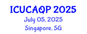 International Conference on Urban Climate, Air Quality and Pollution (ICUCAQP) July 05, 2025 - Singapore, Singapore