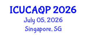 International Conference on Urban Climate, Air Quality and Pollution (ICUCAQP) July 05, 2026 - Singapore, Singapore