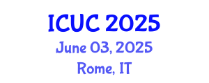 International Conference on Urban Climate (ICUC) June 03, 2025 - Rome, Italy