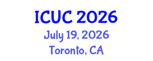 International Conference on Urban Climate (ICUC) July 19, 2026 - Toronto, Canada